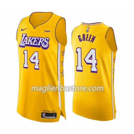 Maglia NBA Los Angeles Lakers Danny Green 14 Nike 2019-20 City Edition Swingman - Uomo